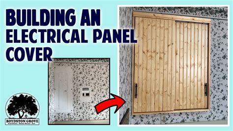 How to Build a DIY Cover to Hide your Electrical Panel! // Easy 